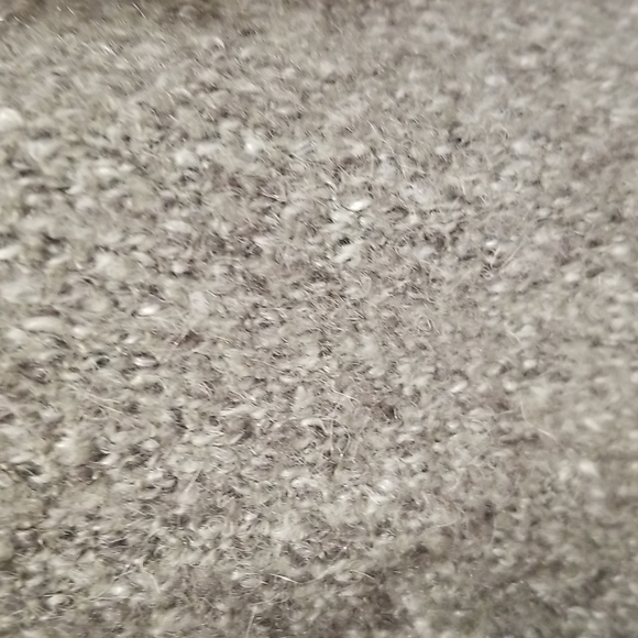 💕LOVE TOKEN💕 Faux Fur Trim Knit Jacket ~ Gray Small S NWT - Picture 7 of 10